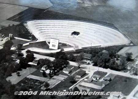 Caro Drive-In Theatre - Caro Aerial Courtesy Bob Ashmun (newer photo)